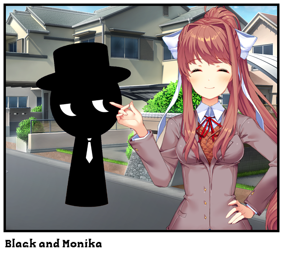 Black and Monika