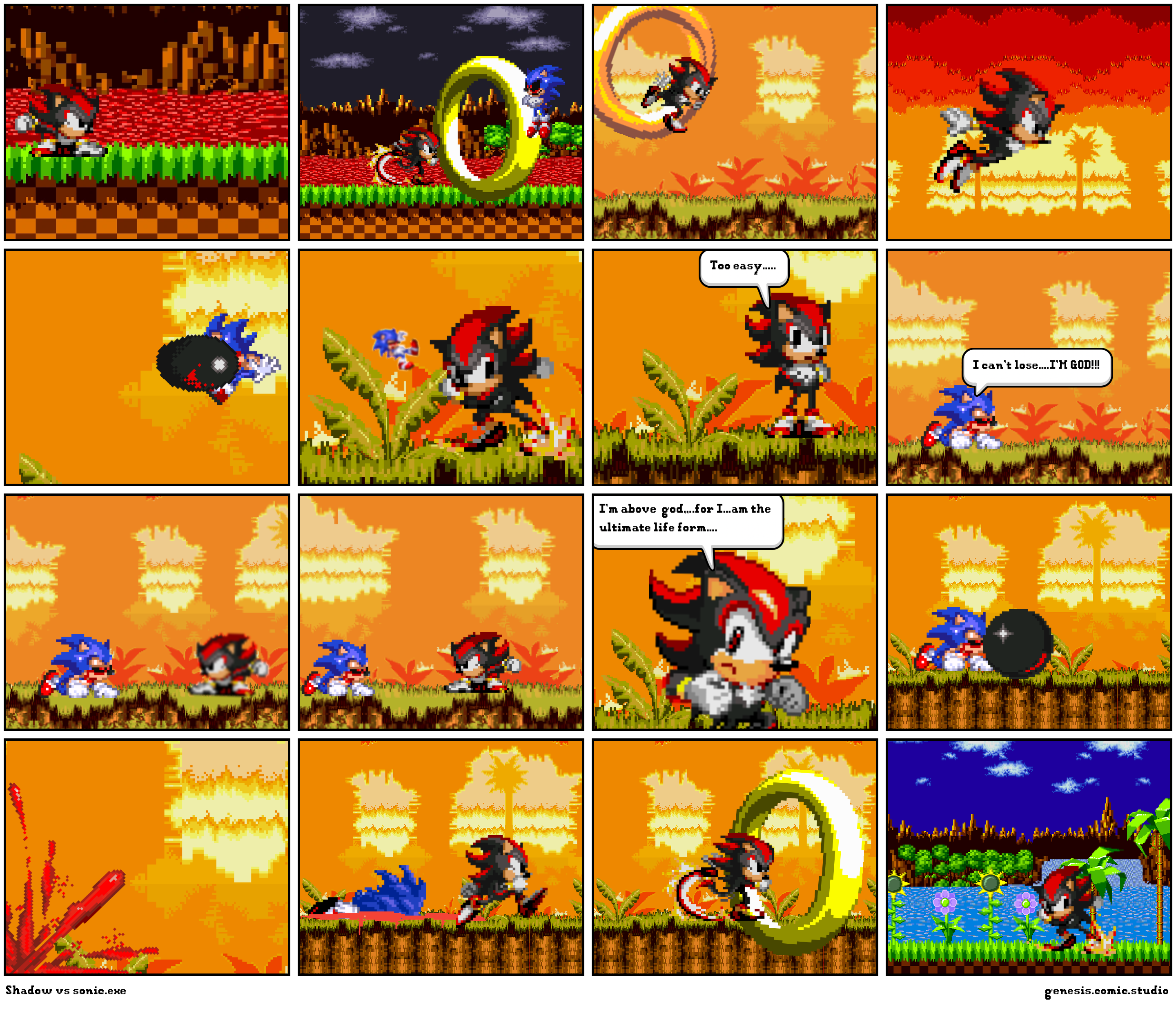 Shadow vs sonic.exe